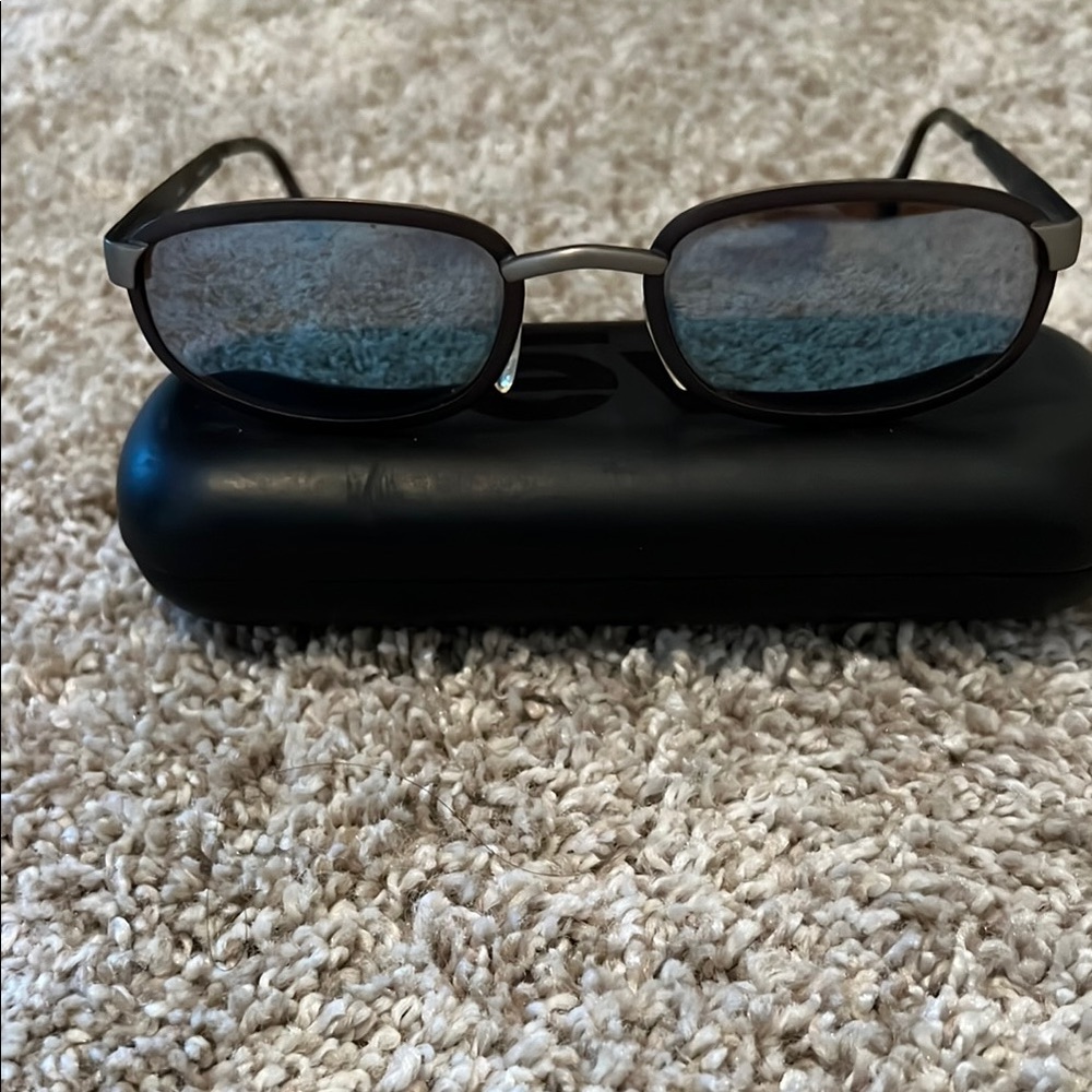 Revo bronze sunglasses with blue lenses
